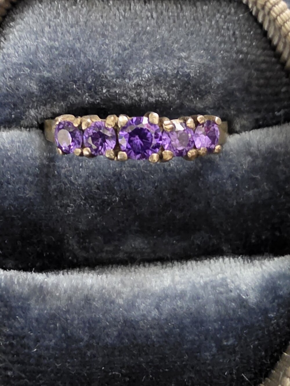 925 Silver Iolite Ring (Vintage)